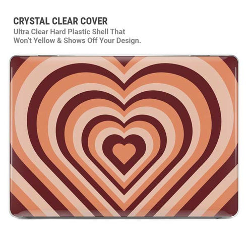 Autumn Heart Pattern MacBook Air 15in (2023-2025) Case plus Skin